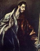 GRECO, El Apostle St Thomas Germany oil painting artist